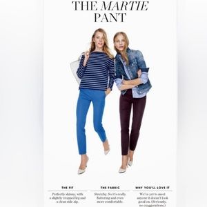 J.Crew Martie pant in navy blue